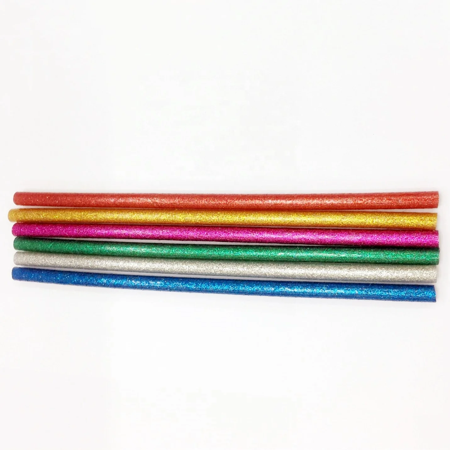 
glitter silicone glue stick 7mm hot melt glue stick 