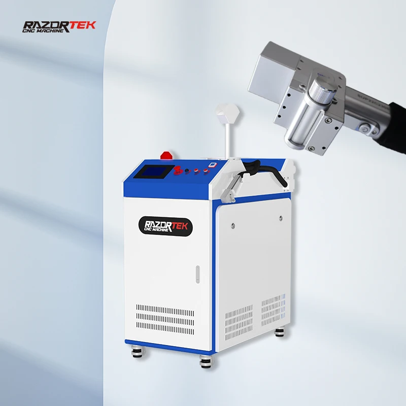 1.5kw 2kw 3kw CE Raycus хорошее обслуживание волоконно-лазерная машина для очистки краски ржавчины масло простота в эксплуатации и простое