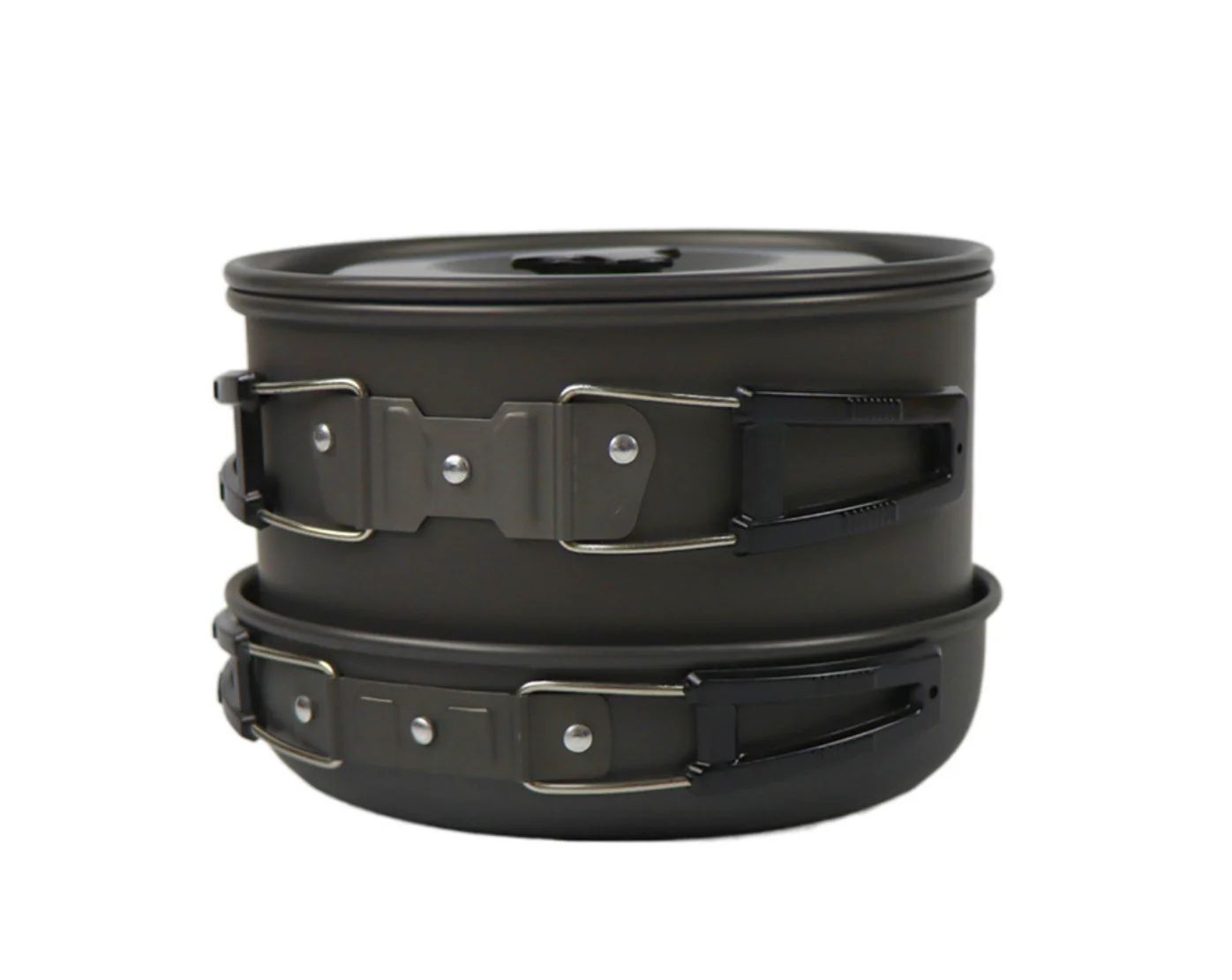 4-5 person Camping Tableware Set, Outdoor Cookware Pots, Foldable Camping Tableware for Hiking, Picnic BBQ