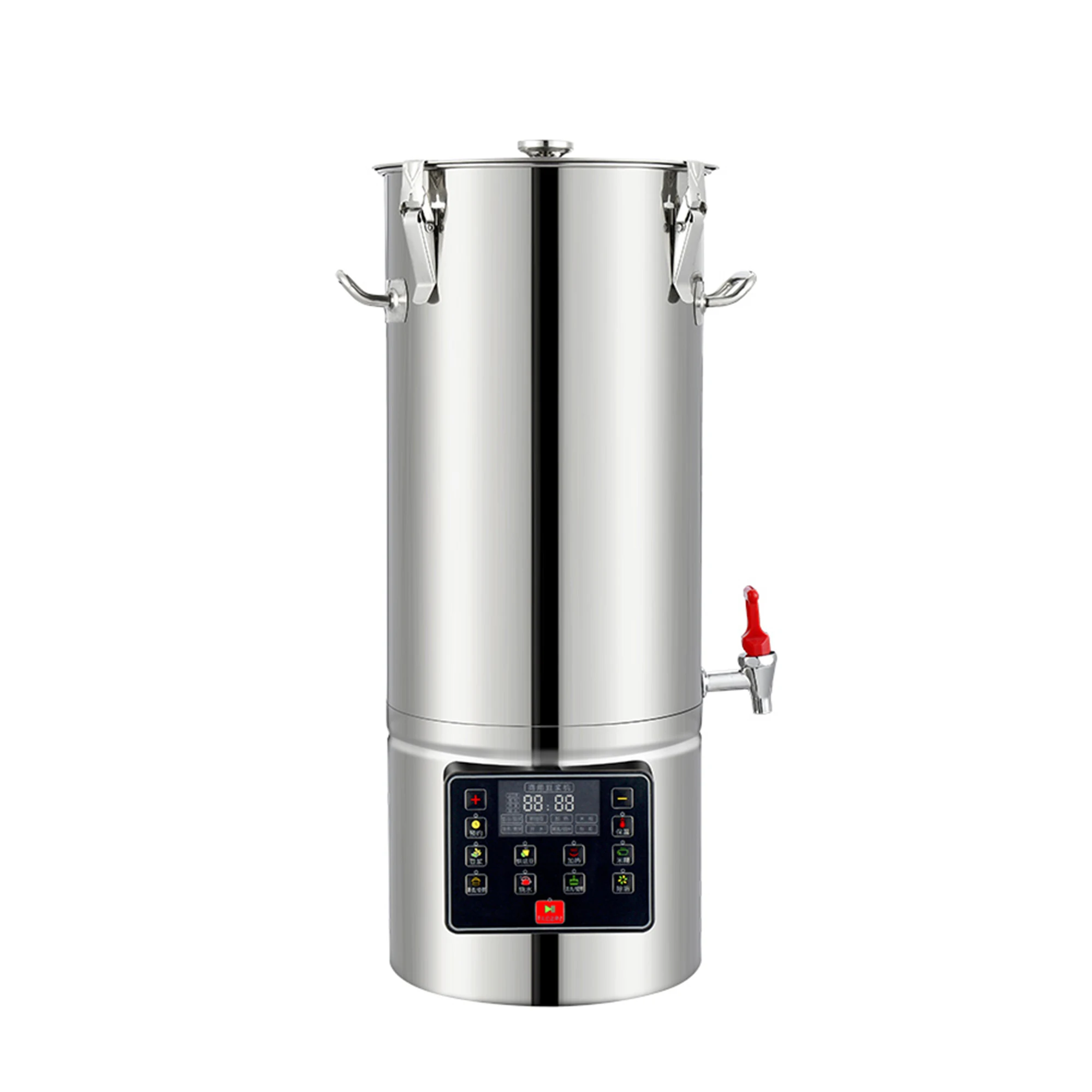 1600W Latest Version Commercial Soybean Milk Machine 18L Capacity Auto Soy Bean Maker  Soymilk Maker with Stirring and Heating F