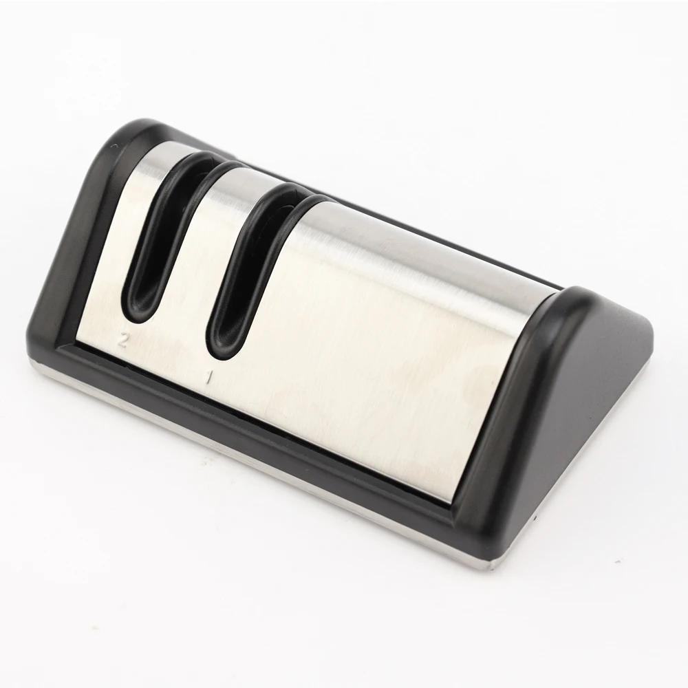 KITCHENCARE Alloy Ceramic 2 Stages Professional Kitchen Sharpening Tool Knife Sharpener