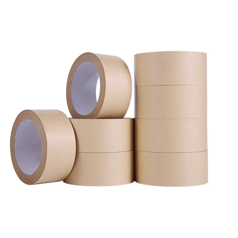  Strong Self Adhesive Carton Packing Brown Reinforced Kraft Paper Tape