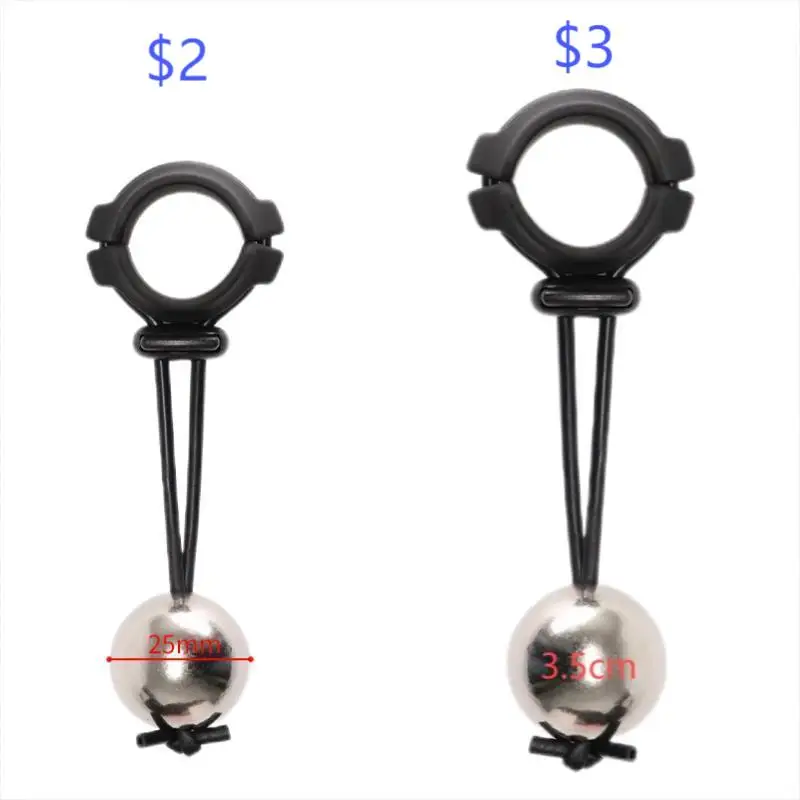 Metal Balls Penisring Stretcher Adjustable Cock Ring Tools Penis Physical Exercise Toys Penis Extender Device Sex Game for Men