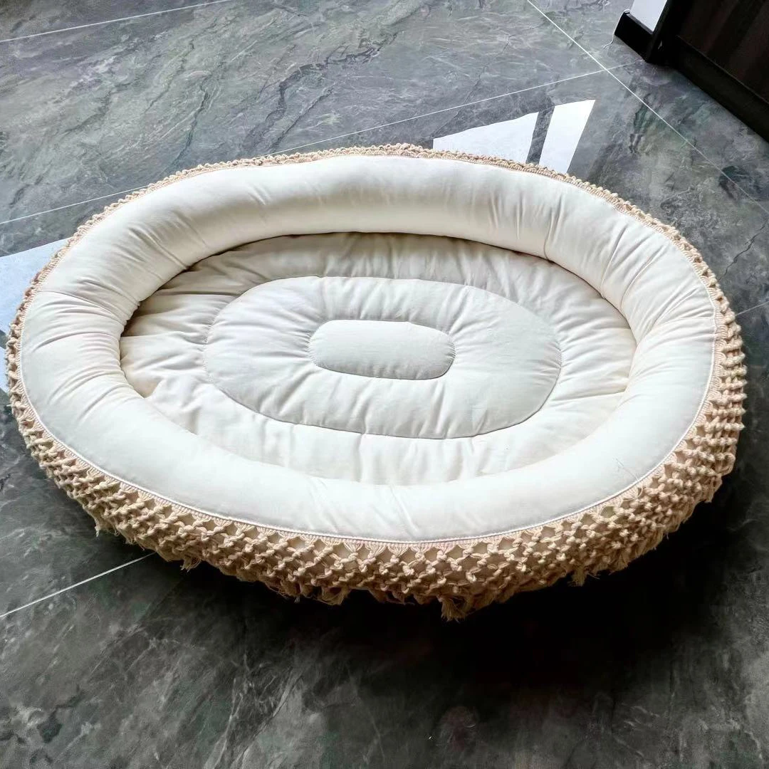 Pophorn White Washable Cotton Multifunctional Folding Newborn Bionic Bed Kids Bedding Set Portable Uterine Baby Bed Nest