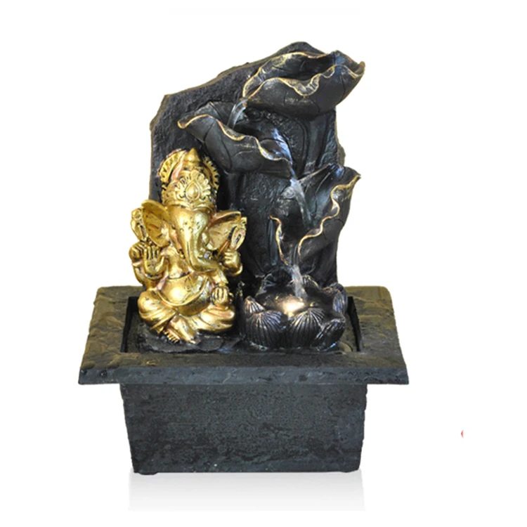 
2021 Chinese buddha tabletop water fountain indoor buddha fountains 
