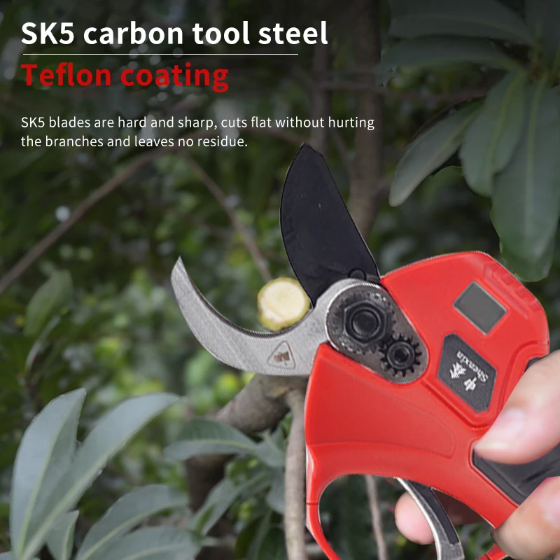 SENGXIN 600W 32mm Brushless Digital Display Pruning Shears portable Brushless Digital Pruning Shears Cordless Pruner Shear