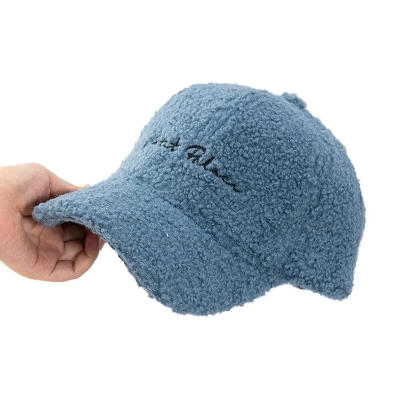Hot sale berber fleece baseball cap sport cap winter caps