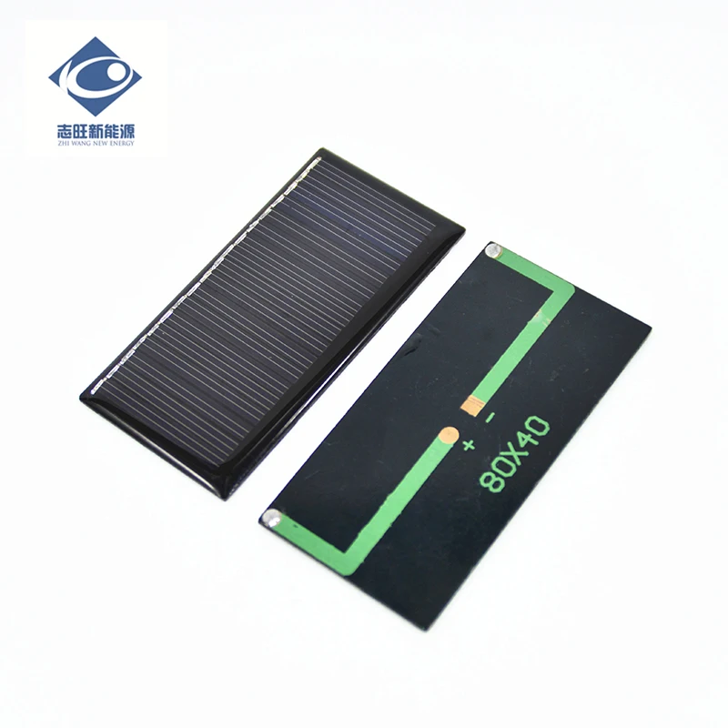 
6v mini solar panel 80*40mm epoxy solar panels poly panels solar ZW-8040 