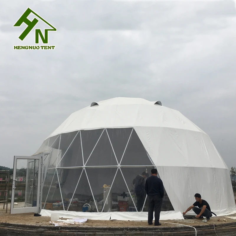 Transparent Glass Igloo Geodesic Dome Roof Party Tent For Sale