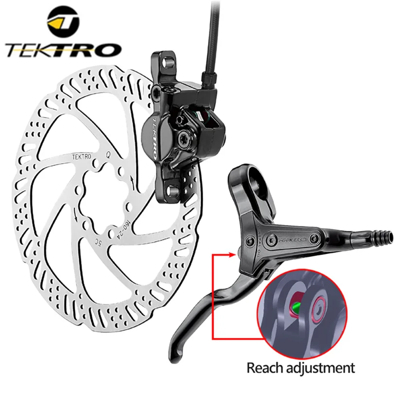 Best Selling Mountain Bike Hydraulic Disc Brake TEKTRO Dual piston Disc Brake HD-M285 1 Set in a Box