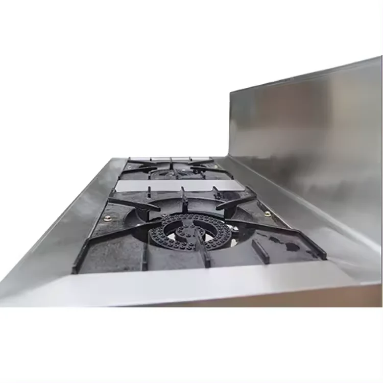 Lyroe Hot Sale Commercial Restaurant Freestanding 8 Burner Gas Range Griddle Plank Gas Cooking Commercial Gas Clay Pot Stove