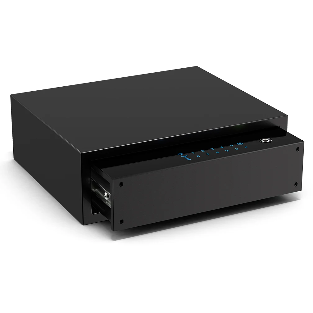 Factory supply  secret Password wardrobe fingerprint  hidden Cash Drawer Safe Deposit Box