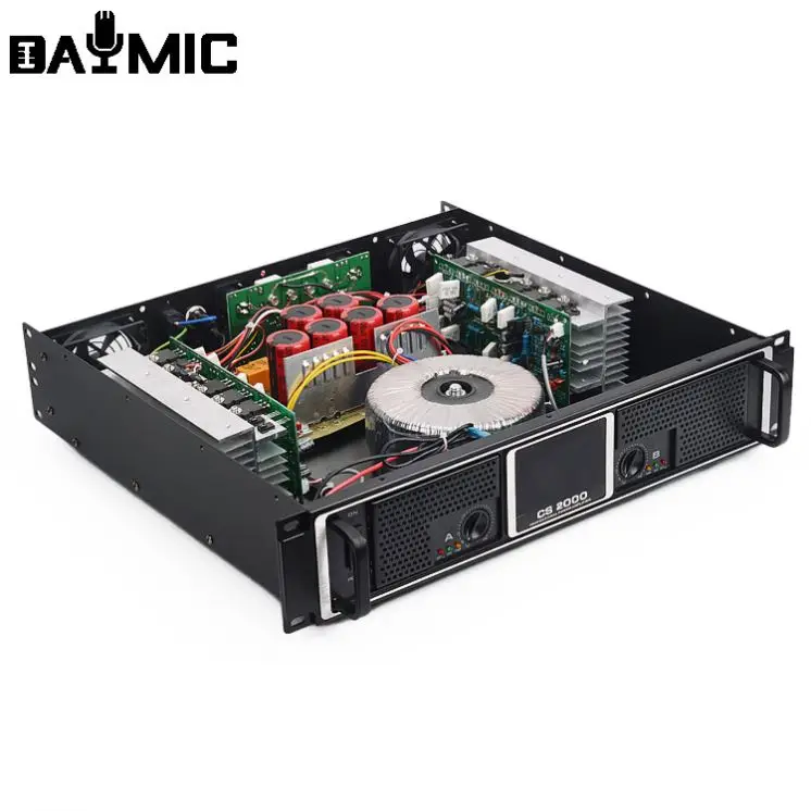 CS2000 2U 350W*2 Live Sound Audio Center Power Amplifier Professional CS Series Amplifier Power Board Module Subwoofer