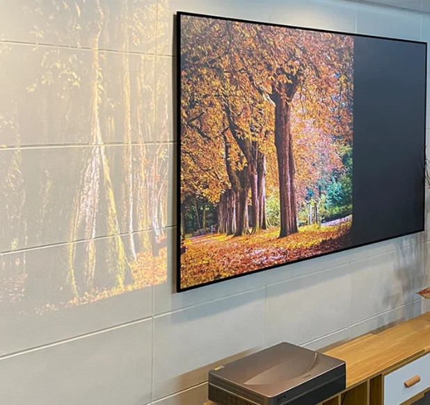 Горячая Распродажа, проекционный экран с 120 дюймовым ALR CLR тканевый VICTORYSCREENS, ПЭТ-кристалл для лазерного проектора 4K UST