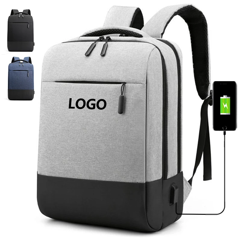 Factory hot sell custom logo lightweight computer sac a dos waterproof school stylish smart men laptop bags back packs backpack