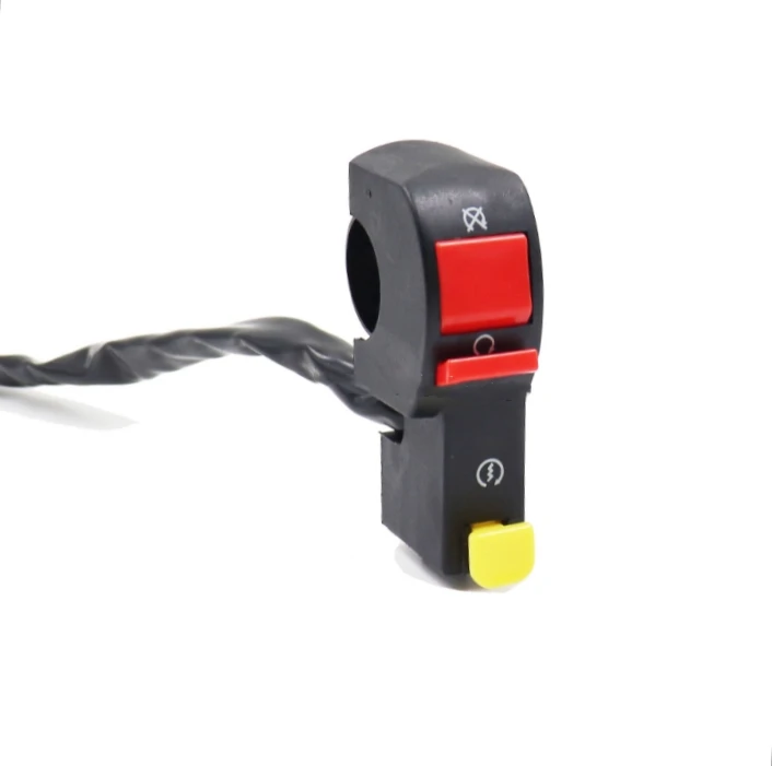 DC 12V 2A Motorcycle Start/Kill Push Switch Handlebar ON/Off Switch Motorcycles Accessories for Motorcycle Scooter Pit Dirt Bike