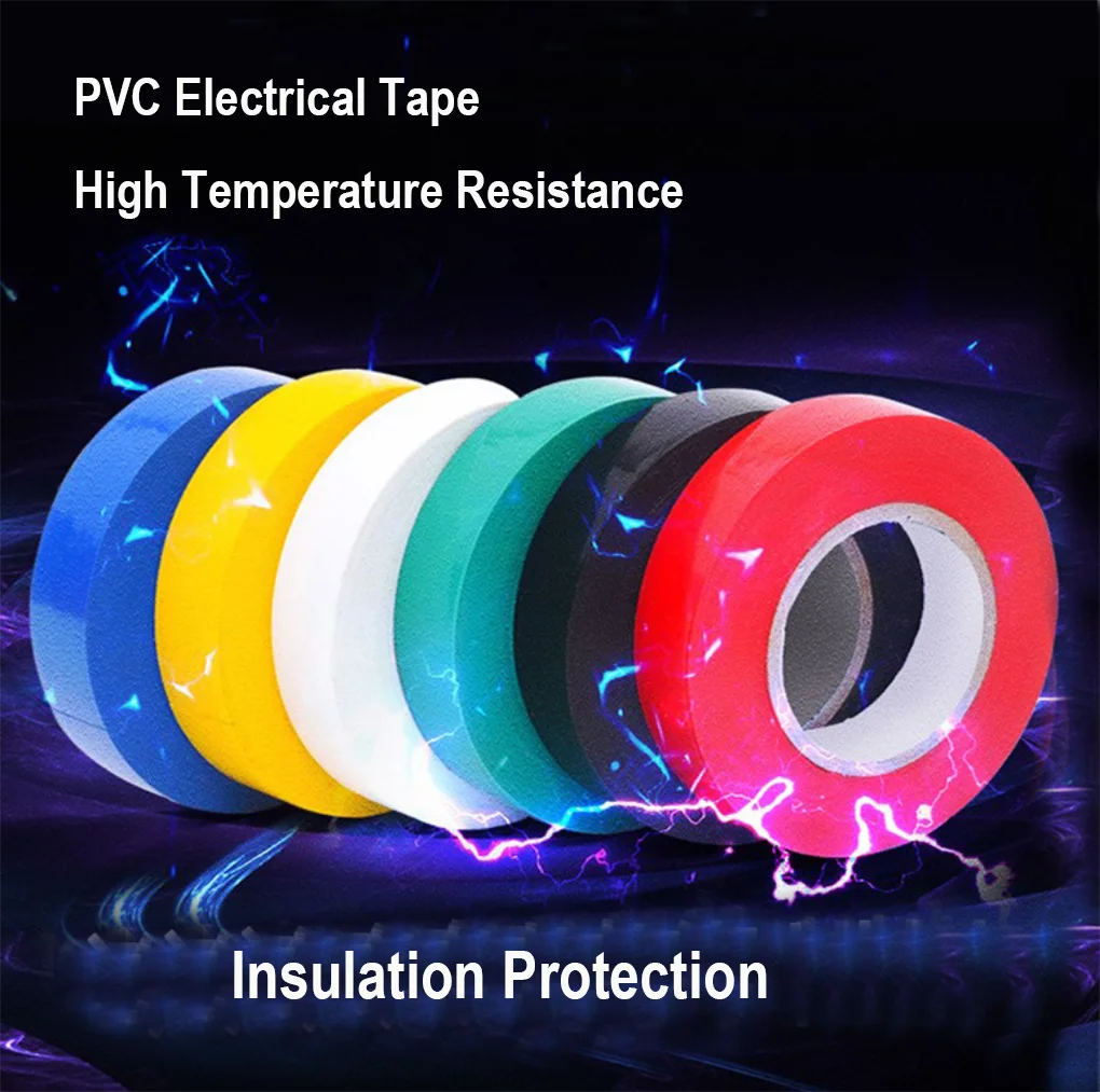 High Voltage Resistant Flame Retardant Vinyl PVC Electrical Insulation Tape jumbo roll tape