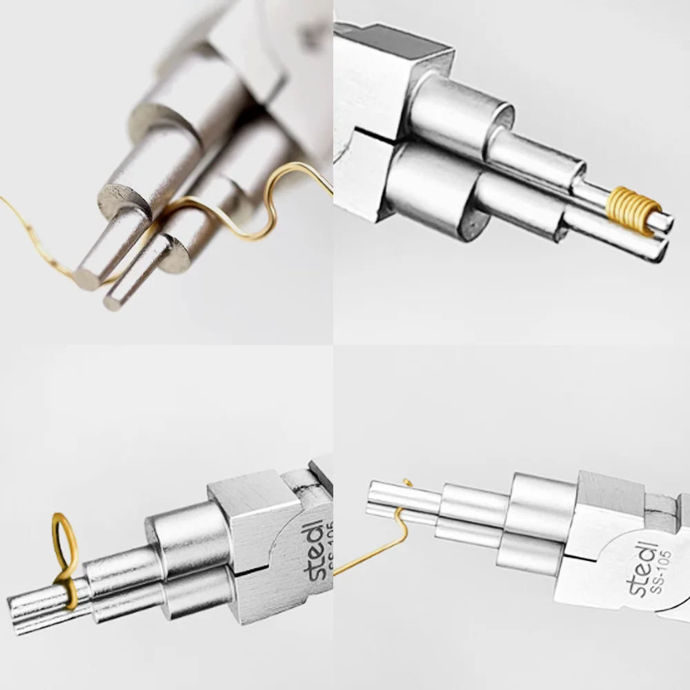 6 Step Metal round Nose Pliers 2-9mm Loop Forming Bail Making Jump Ring Pliers for Jewelry Making 220v Voltage