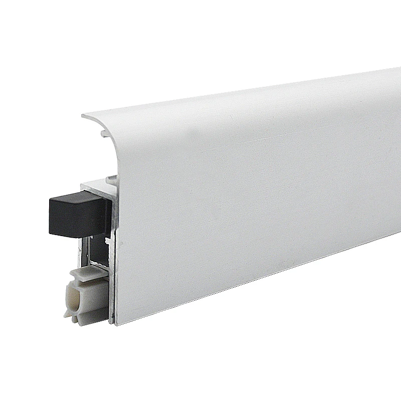 Surface door sound insulation strip gap sealing aluminum automatic drop down door bottom seal