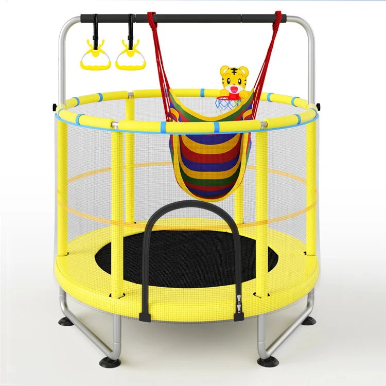 Многофункциональный игровой пружинный механизм Ecofit Elastique портативный небольшой размер и эластичную кровать для прыжков для детей для ношения в помещении, мини круглый батут прыжки играть 5FT