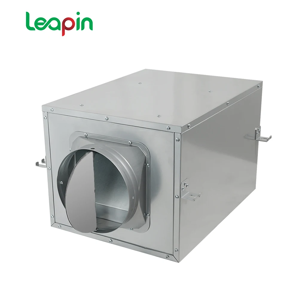 inline silent duct fan ventilation multi blades centrifugal fans waterproof cooling industrial blower fan