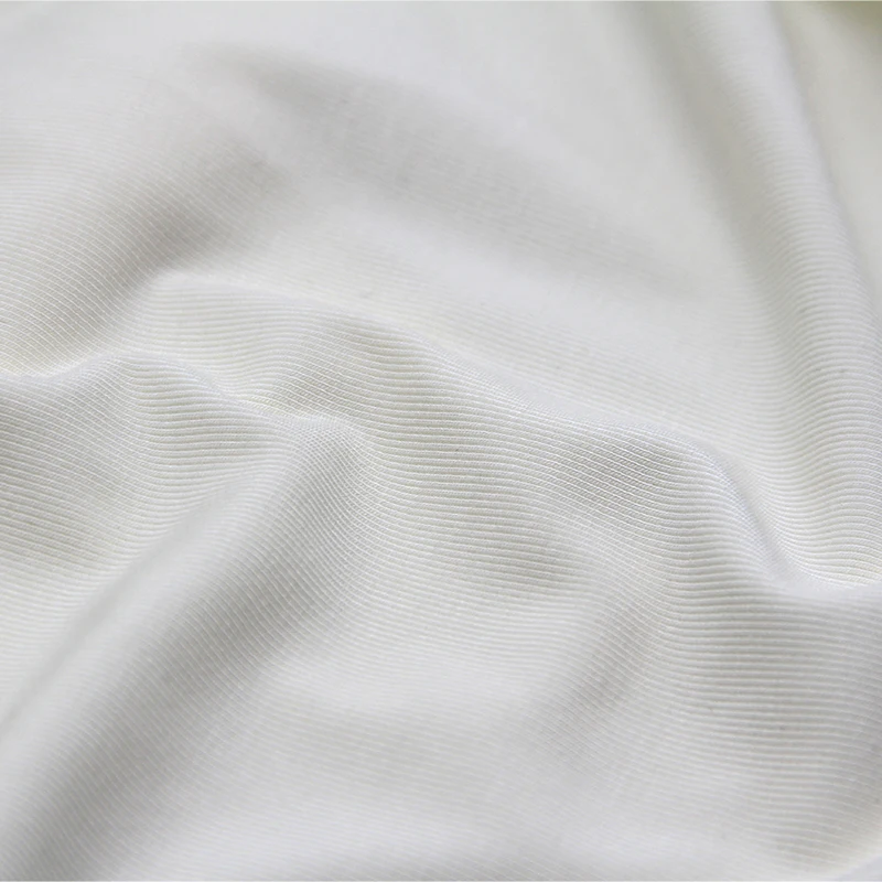 Manufacturer Wholesale Rayon Spandex Material 1*1 Ribbed Jersey Fabric For Tank Top Vest Gym Wear Sport Bra Camisole Cami Tshirt