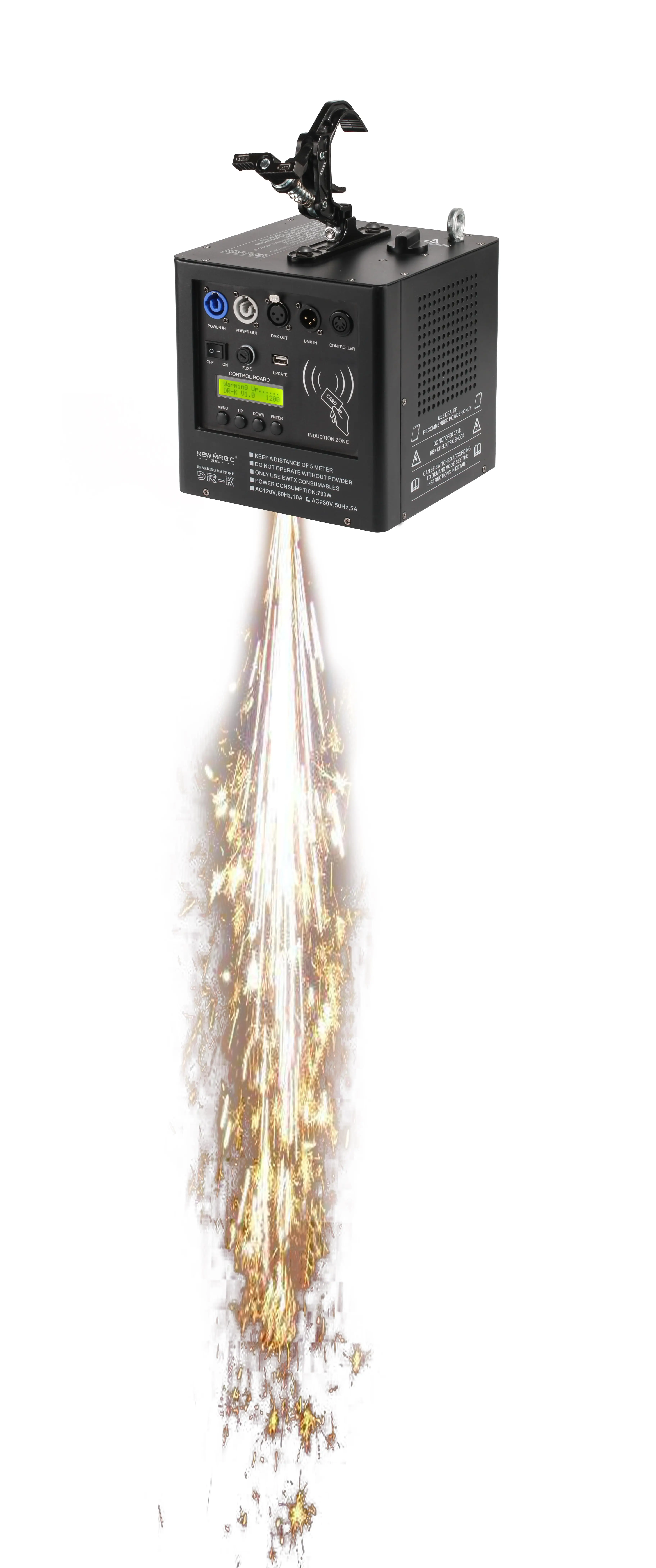 DMX512 Control Waterfall Cold Pyro Machine Spark Machine Fireworks for Dj Disco Night Shows