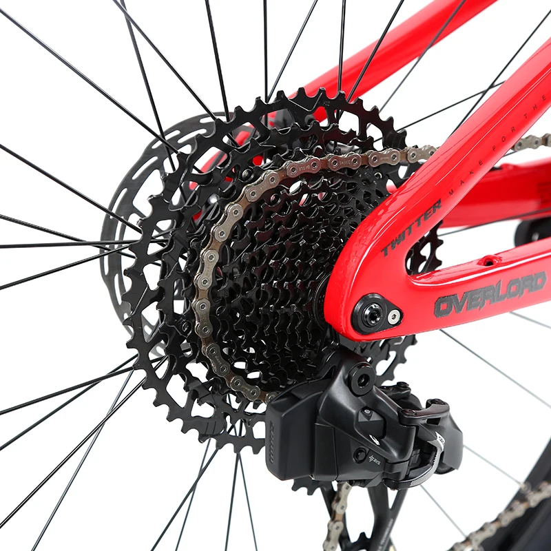 Carbbon Fiber Full Suspension Carbon Mountain Bike 29er with WheelTop EDS-13S wireless double suspension mtb bicycle for sale