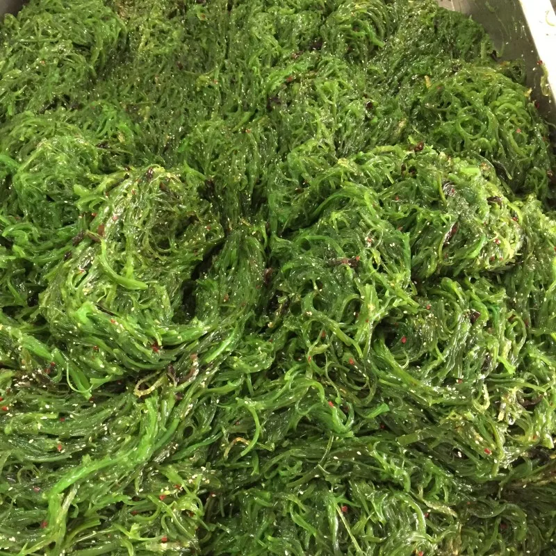 Vegetables vegan frozen seasoned seaweed salad chuka wakame