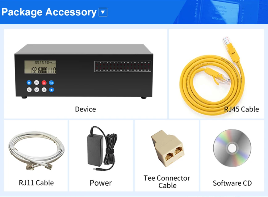 8CH автономный облачная сеть рекордер телефонных звонков с ОС Linux, 8 портов экономически эффективным голосовой регистратор для PSTN / 2-Way Радио Аудио