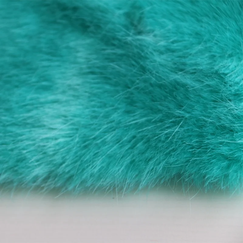 
Wholesale Faux Fur Fabric Blue Faux Fox Fur Fabric Long 