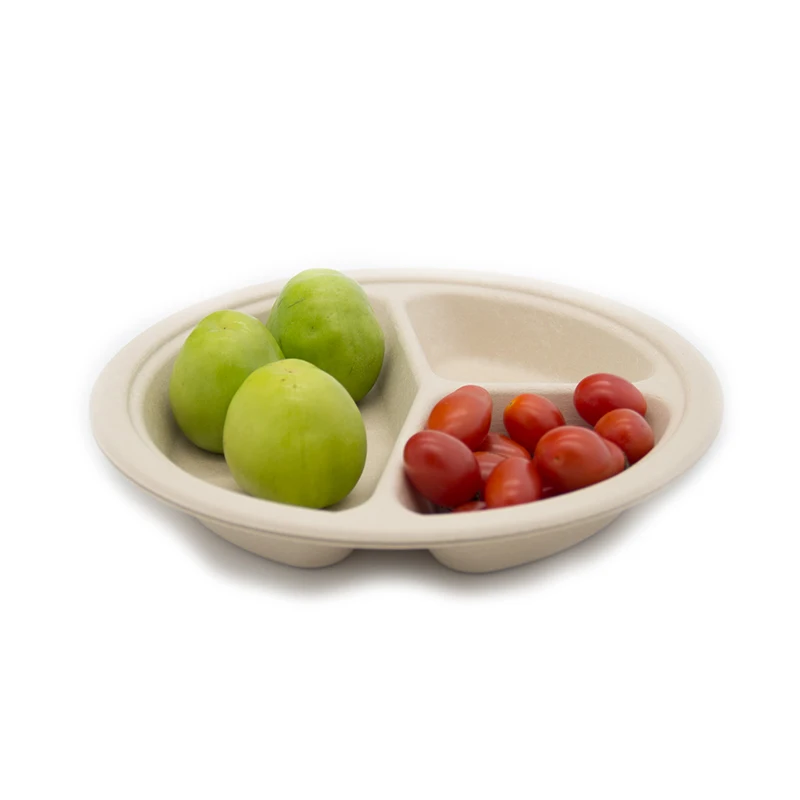 Одноразового использования Эко-дружественных Одноразовые Бамбуковые тарелки для вечеринки