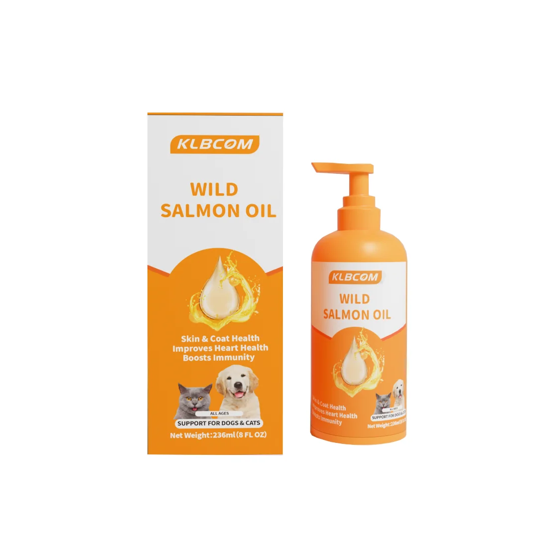 New Pets Oil Supplement Omega 3 Fish Oil Support Immune System 100% Natural Fish Oil For Dogs & Cat