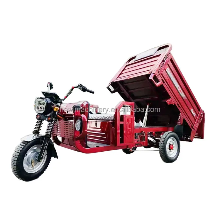 hot selling three Wheel e-bike adult tricycle motorcycle 1500w 72v heavy load moped cargo tricycle