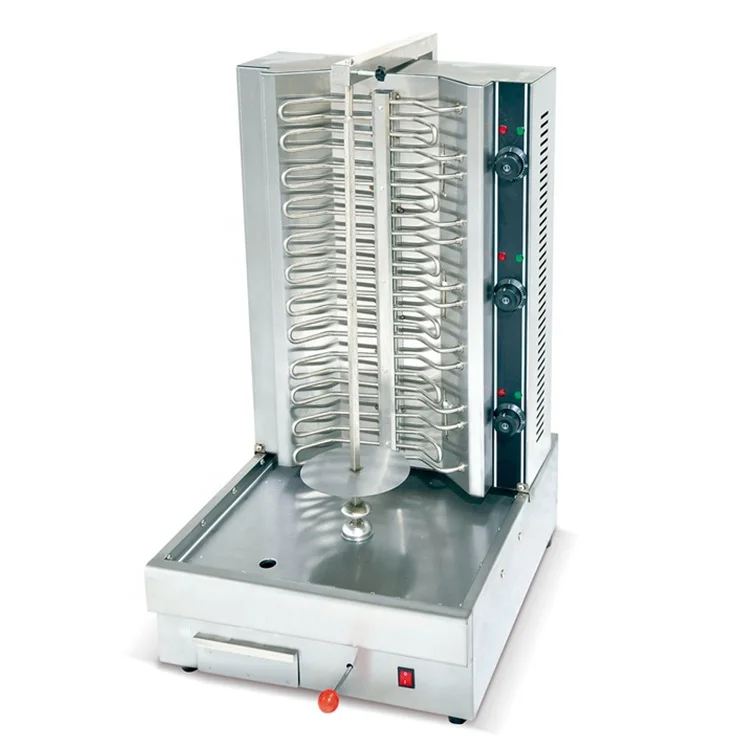 
Wholesale Hotel Restaurant Table Top Commercial Stainless Steel Electric Bbq Grill Kebab Machine 