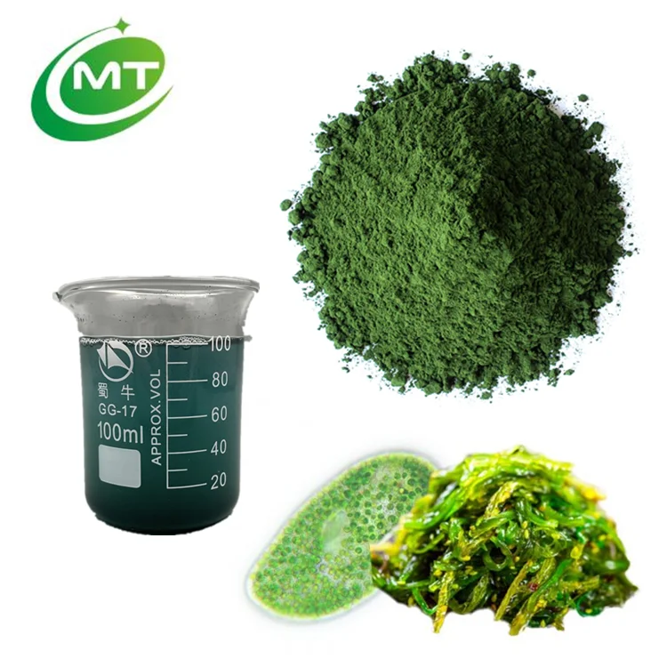 Прямая поставка с завода, органический пищевой и кормовой белок, синий порошок спирулины, Спирулина, экстракт пластины в порошке