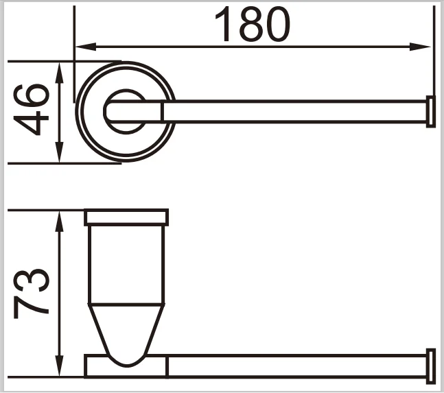 New Design Wall Mounted Towel Holder Brushed Gold Black Plated Stainless Steel Toilet Tissue Paper Roll Holder