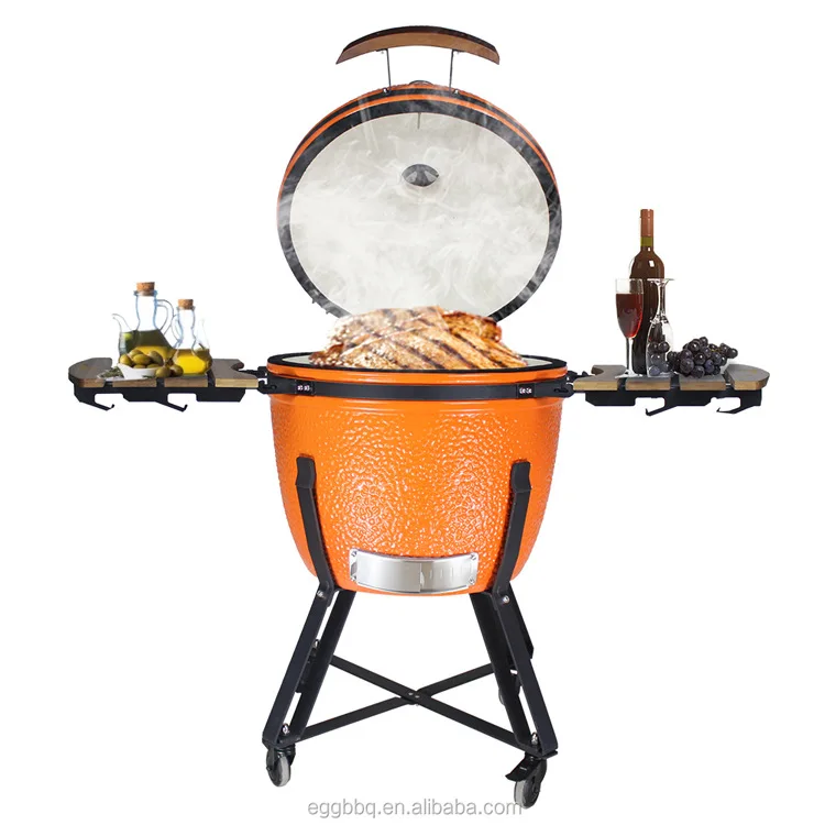 High Quality Kamado 23.5 inch Charcoal Kamado Grill Ceramic BBQ