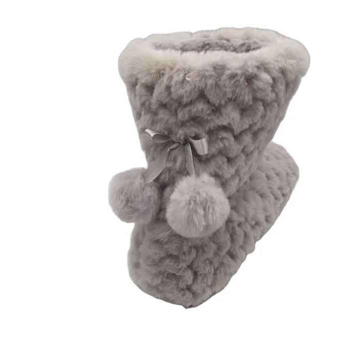 High quality wholesale customized warm indoor winter boots for women