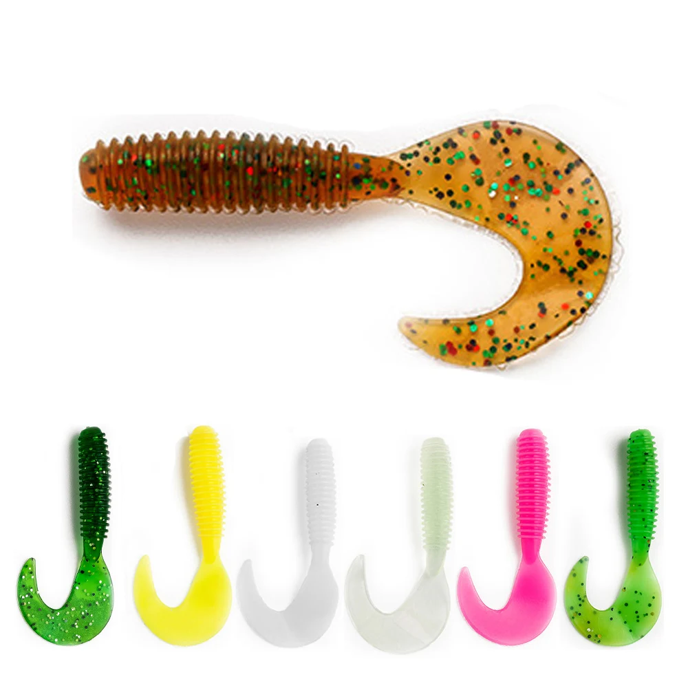 Мягкая рыболовная приманка JOHNCOO в виде червя, мягкие приманки, приманки для ловли форели, окуня, лосося, пресной воды, соленой воды, рыболовная приманка