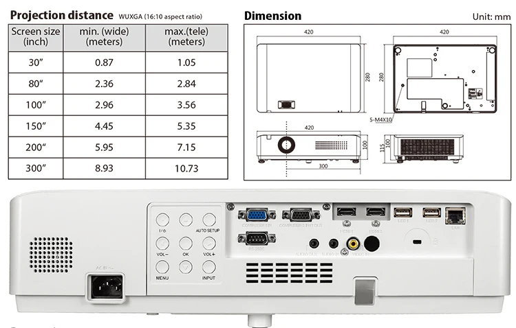4000 Lumens Mapping Projector Laser 4k Hdr 3d Wxga 3lcd Interactive Immersive Projection Outdoor Daytime For Exhibition Office