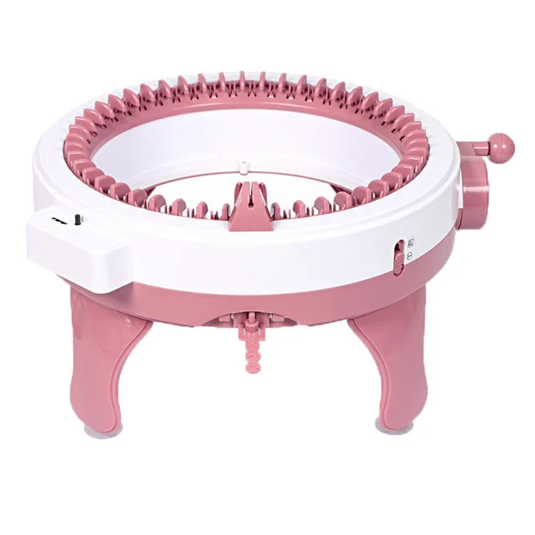 custom logo Rotating Double Knit Loom Machine 40 needles Round Spinning Crochet Knitting Machines for Beginners