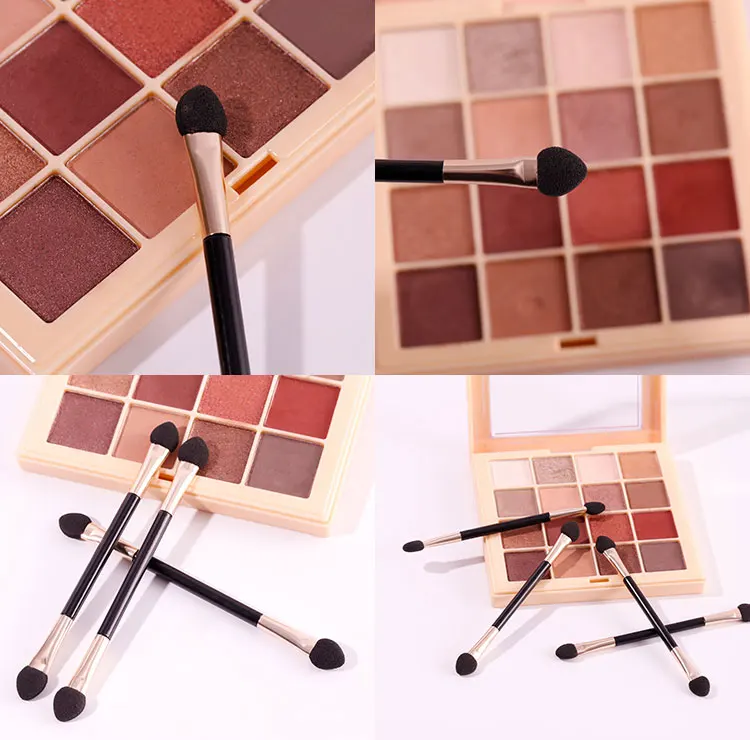 Natural eyeshadow brush set beauty , cruelty free natural hair eyeshadow brushes , makeup eyeshadow brush container