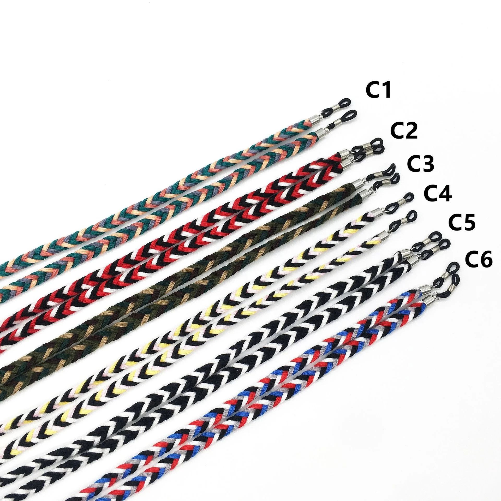 
SUNBORRY Custom Women Men Kids Polyester Rope Lanyard Anti-Slip Sunglasses Chain Holder 2021 
