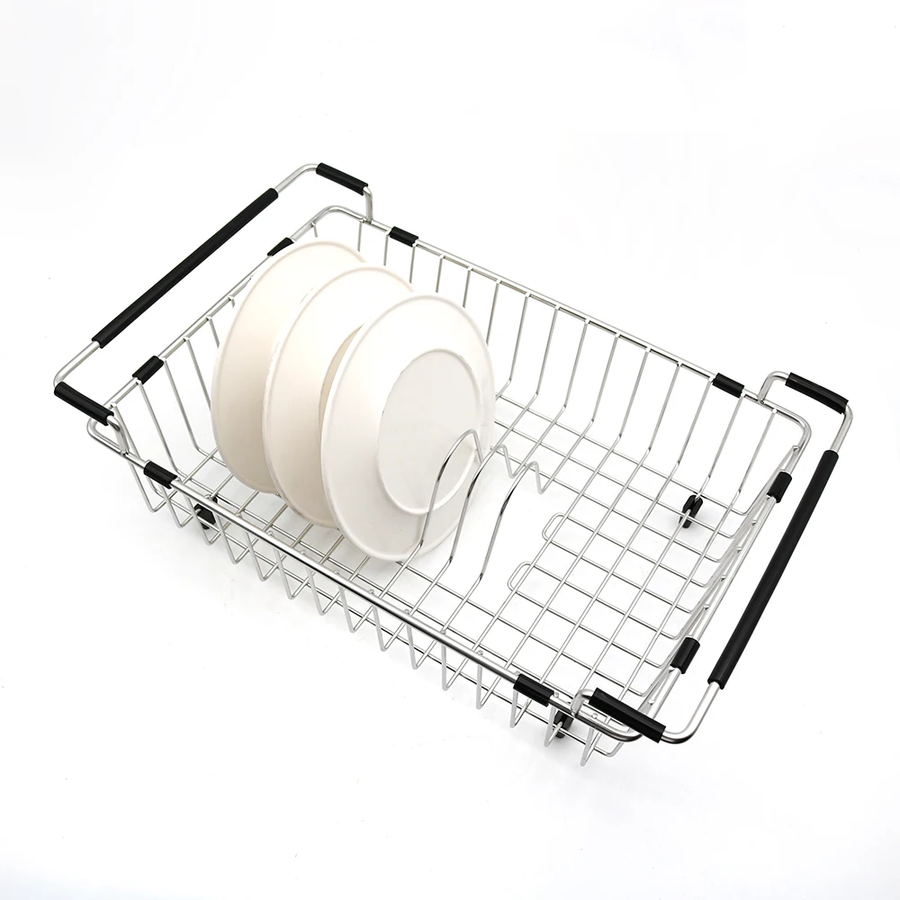 High Quality dish drain basket Kitchen accessories stainless steel dish drying rack