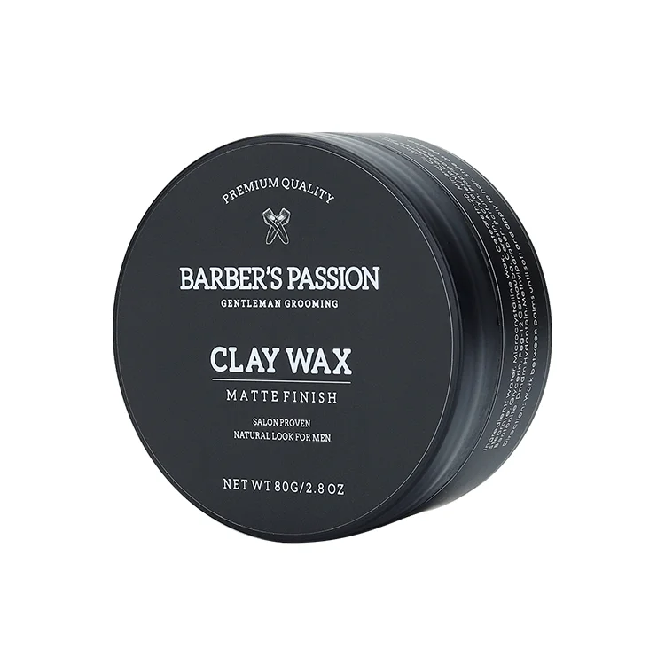 GMP certificate factory price hot sale nice smell high hold matt hair styling clay wax