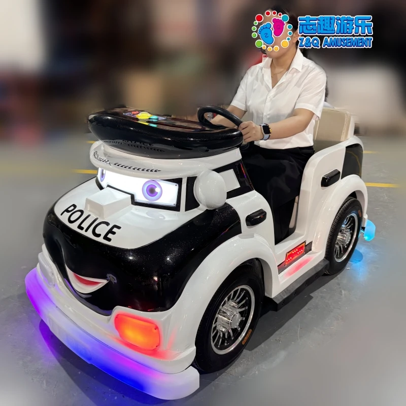 Best Service Light&Music Small Amusement Rides Kids Battery Bumper Car Traffic Driving Simulator For Park And Mall