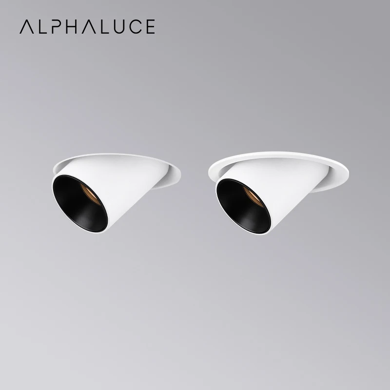 Alpha Lighting 10W Ceiling Anti-Glare Adjustable Wall Washer Trimless Recessed Downlight Hotel Spot Light
