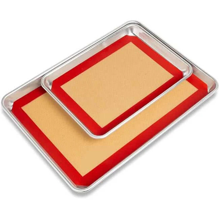Food Safe Non Stick Silicone Baking Mat Pizza Cookie Cake Silicone Cooking Mat