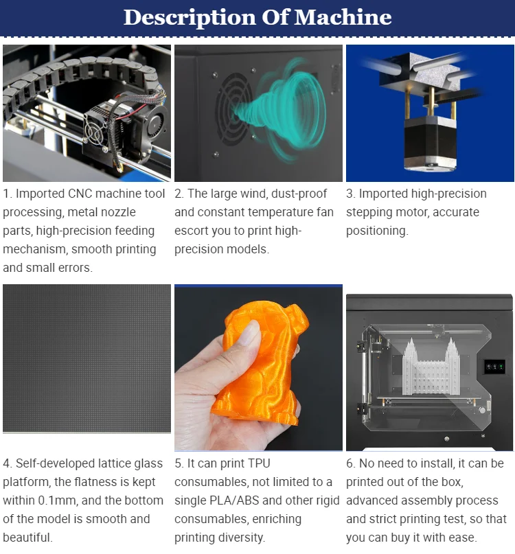 High Quality 3D Metal Printer For Sale Printer / 3D Printer / 3D Nail Printer For Sale